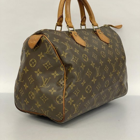 Louis Vuitton Handbag Monogram Speedy 30 M41108 Brown Ladies - Picture 2 of 13